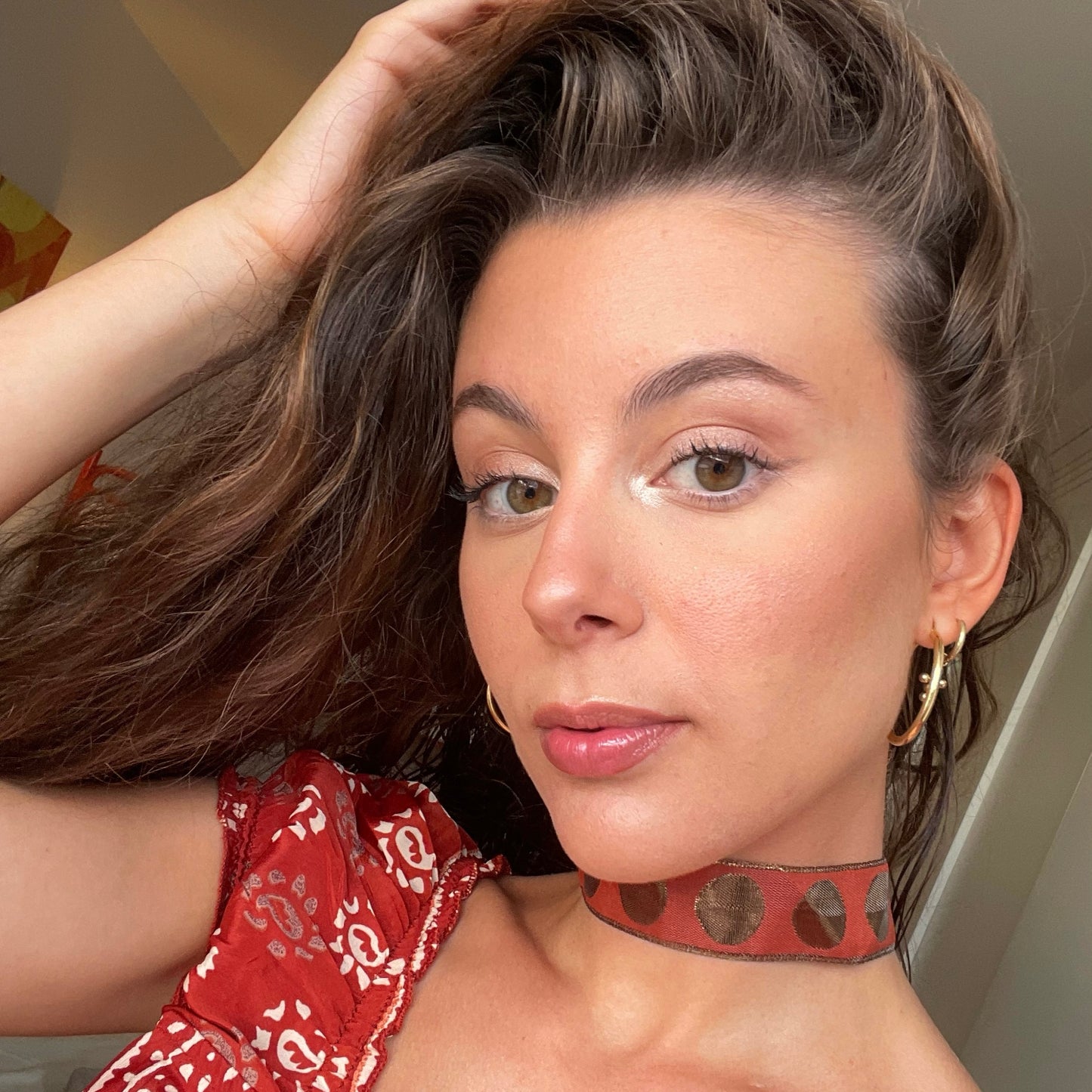 Choker HURACÁN Naranja