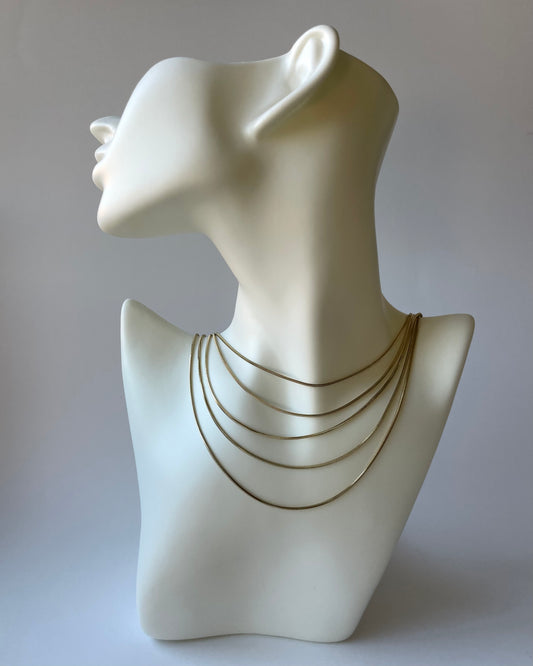 Collar Cascada Dorado